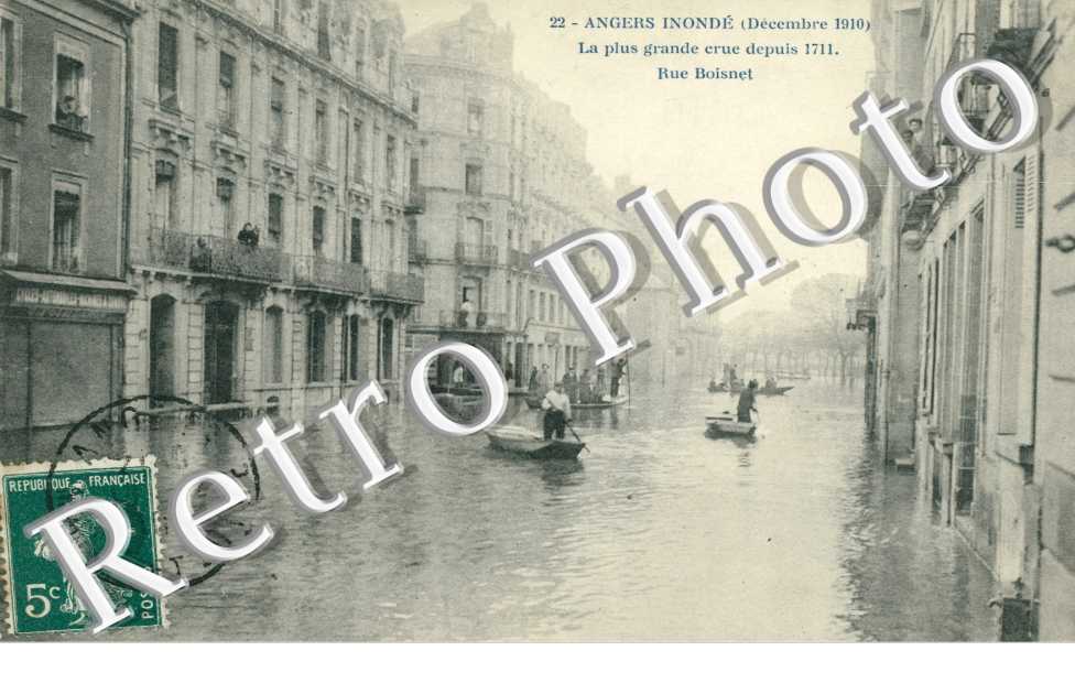 Crue de Dembre 1910 - Rue Boisnet