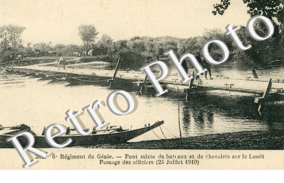 Riment du Gie, Pont fixe de bateaux et de Chevalets