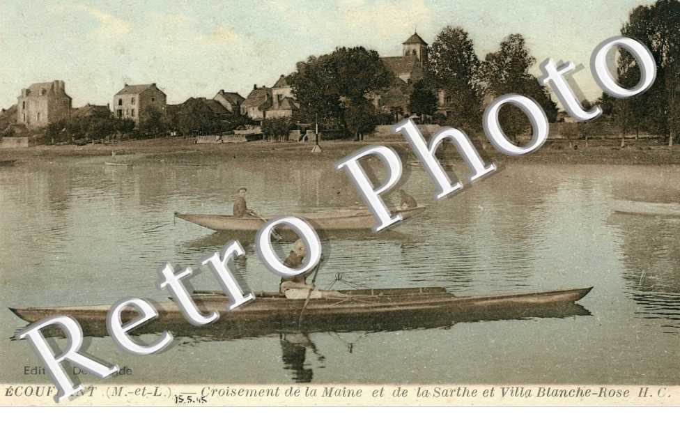 Croisement de la Maine et de la Sarthe