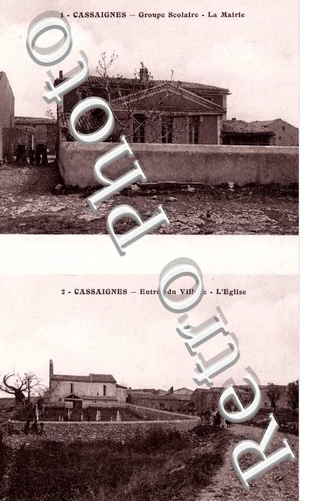 groupe Scolaire, Mairie - Entree du Village, Eglise