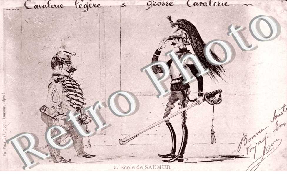 Ecole de Saumur - Cavalerie Le et Grosse Cavalerie
