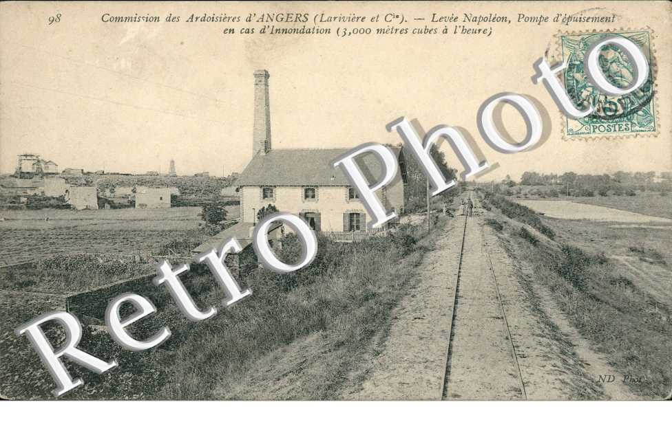 Commission des Ardoisieres (Lariviere et Cie) Levee  Napoleon , Pompe d'epuisement
