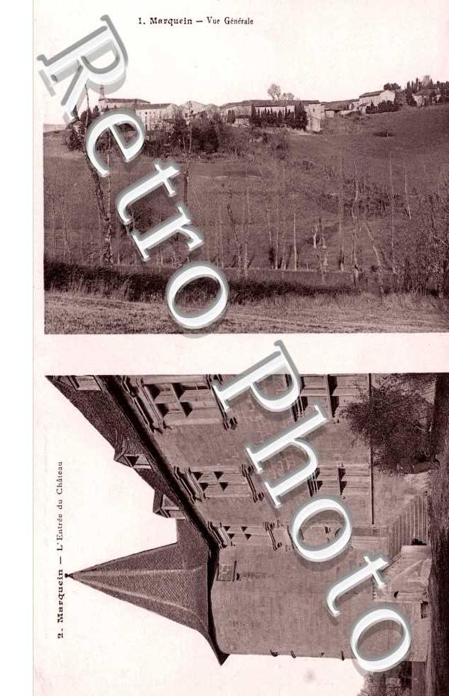 vue generale L'entree du chateau