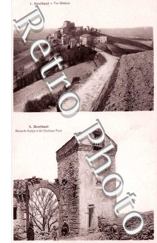 Vue generale Restes du donjon et de l'ancienne porte