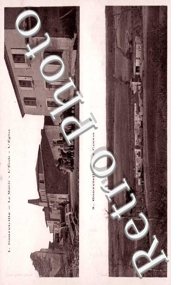 La mairie, l'école, l'église - Le Cammas