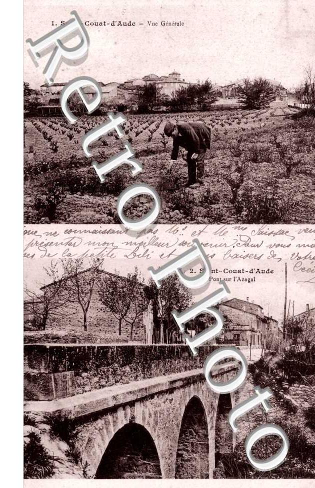 vue generale et Pont sur l'Azagal