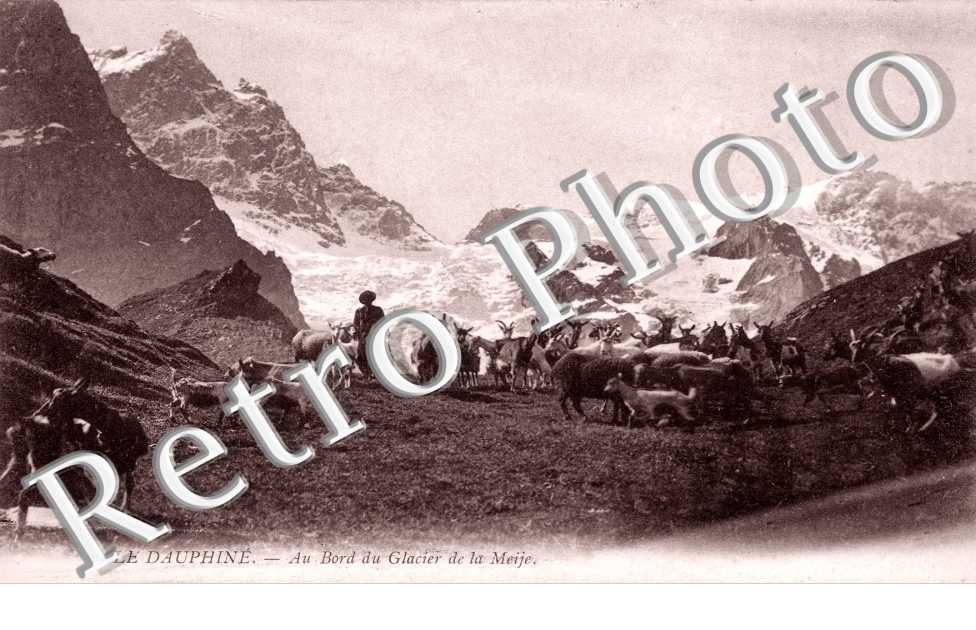 au bord du glacier de la Meije