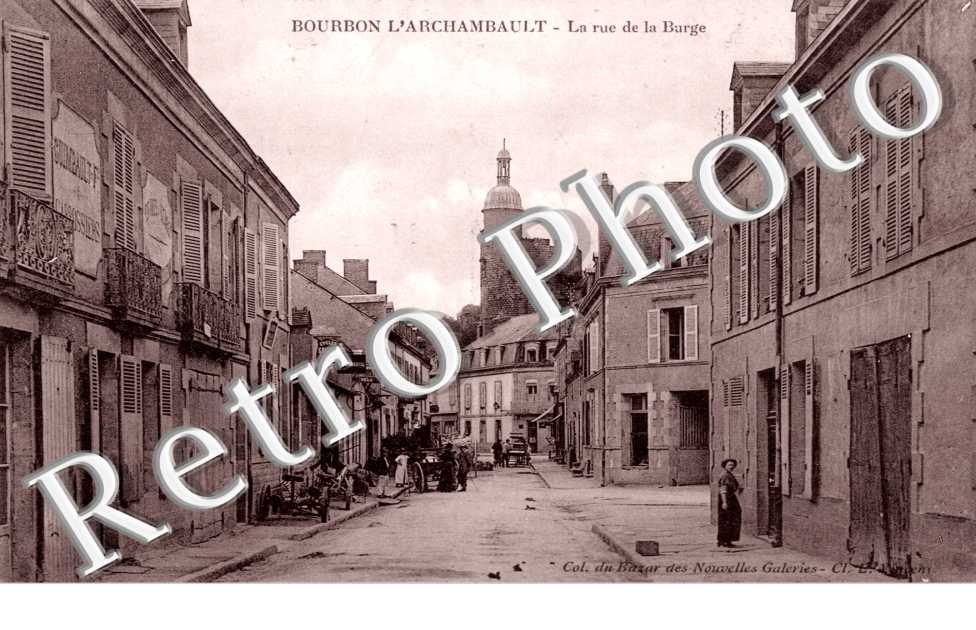 Bourbon-l'Archambault, la Rue de la Burge