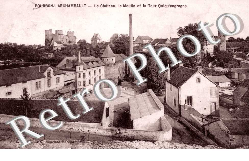 Le Chateau, le Moulin et la Tour Quiqu'engrogne
