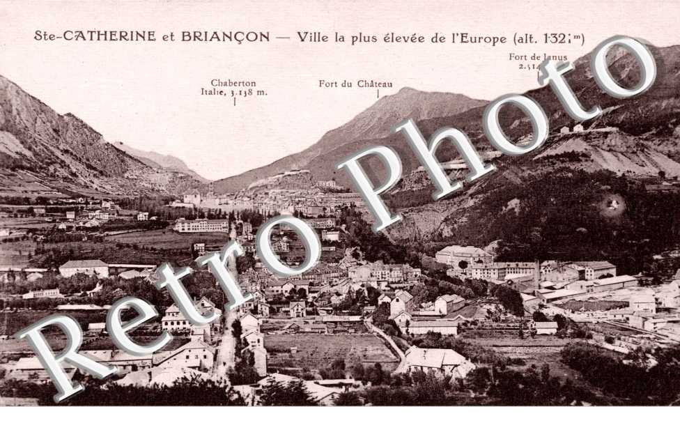 Sainte-Catherine et Briancon Ville la plus elevee de l'Europe