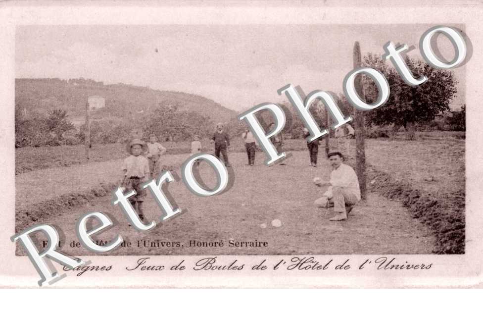 Jeux de boules de l'hotel de l'Univers