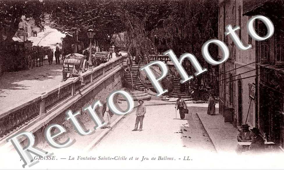La fontaine Sainte-Cecile et le jeu de Ballons