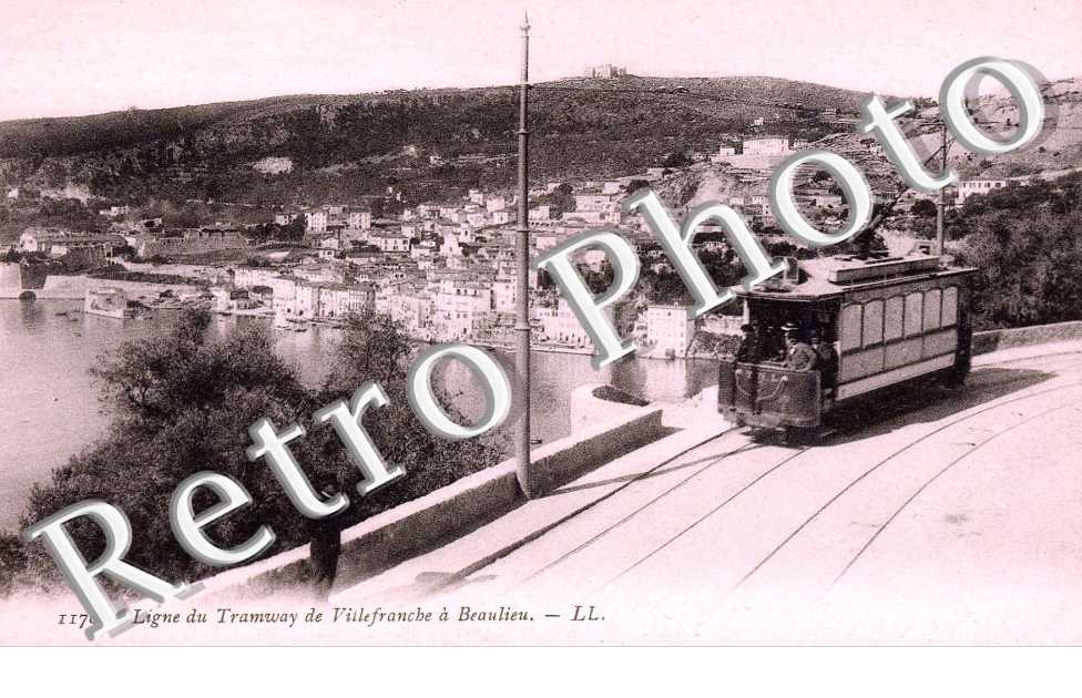LIGNE DE TRAMWAY DE VILLEFRANCHE A BEAULIEU