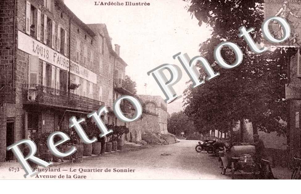 le quartier de Sonnier Avenue de la gare  Louis Faure Hotel