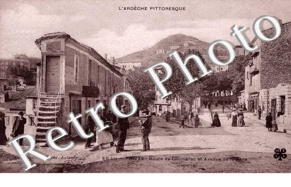 Route de Chomerac et avenue de la gare