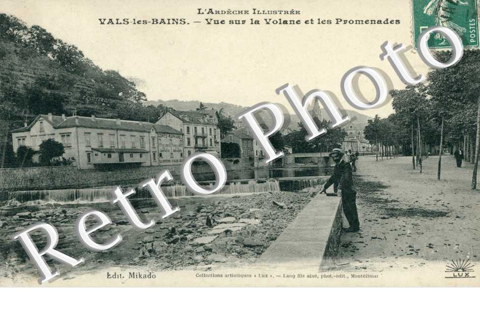 Vue sur la Volane et les Promenades