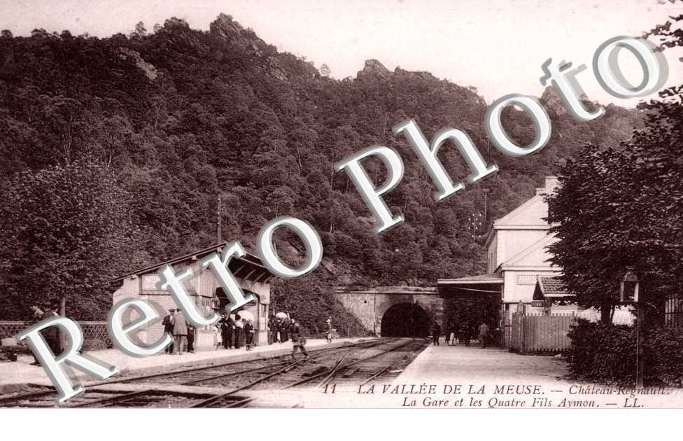 Chateau Regnault - la gare et les quatre fils Aymon