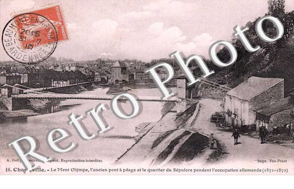 LE MONT OLYMPE l'ancien pont a peage et le quartier du Sepulcre