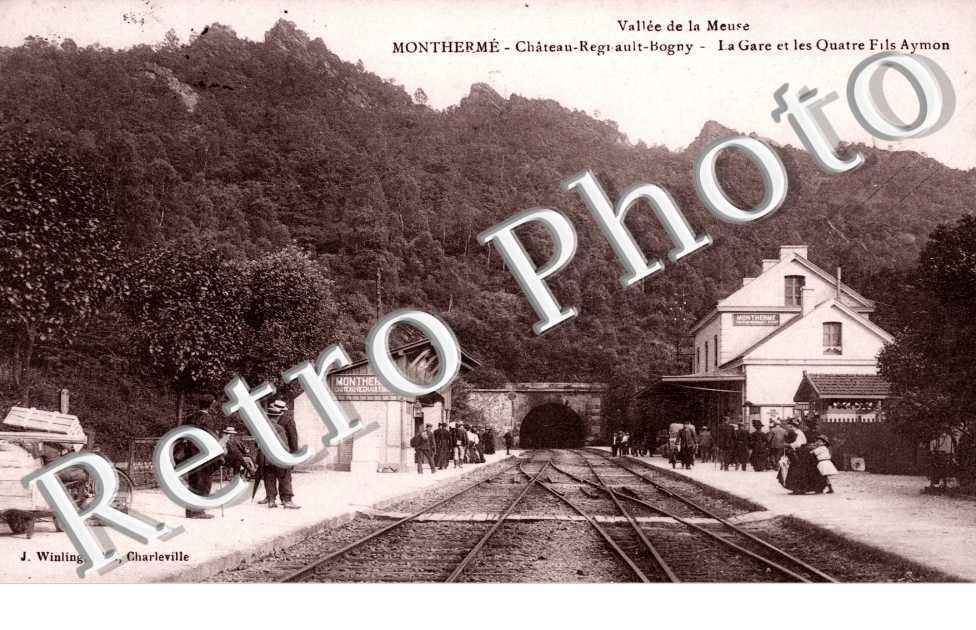 La gare et les Quatre fils Aymon