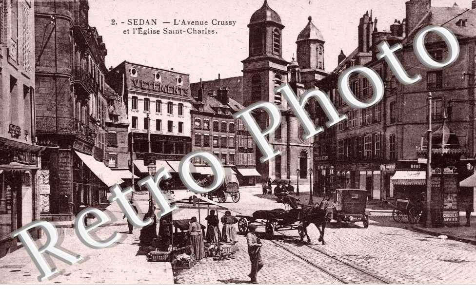 l'avenue Crussy et l'eglise Saint Charles