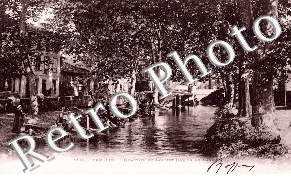 quartier de loumet - bords du canal