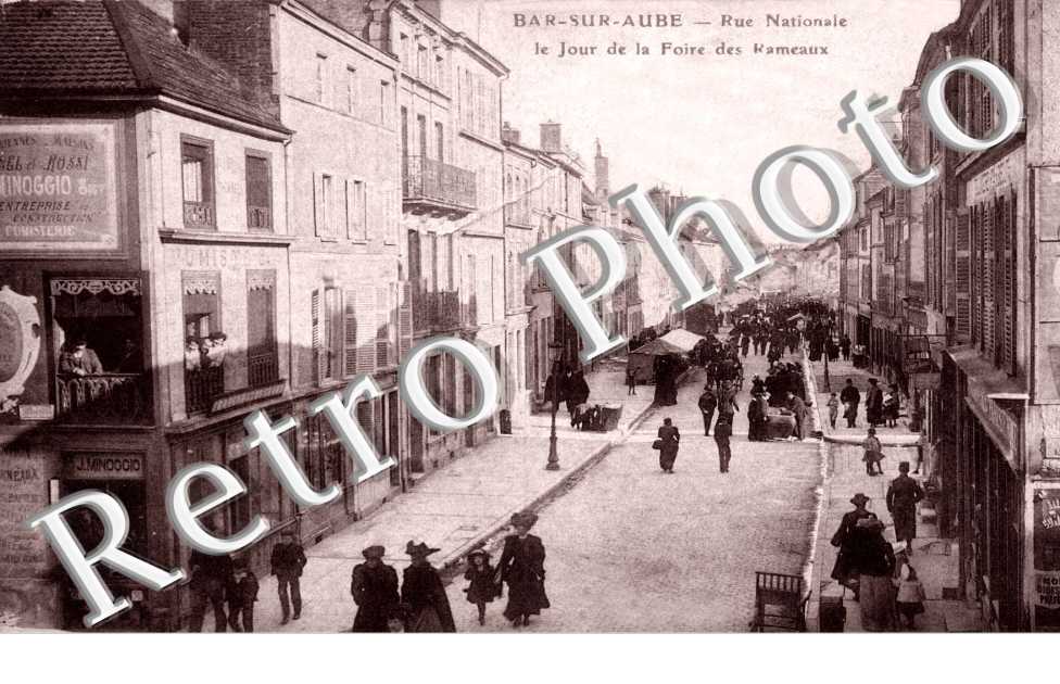 Rue Nationale le jour de la foire des rameaux