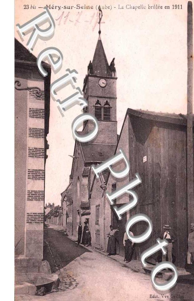 La Chapelle brulee en 1911