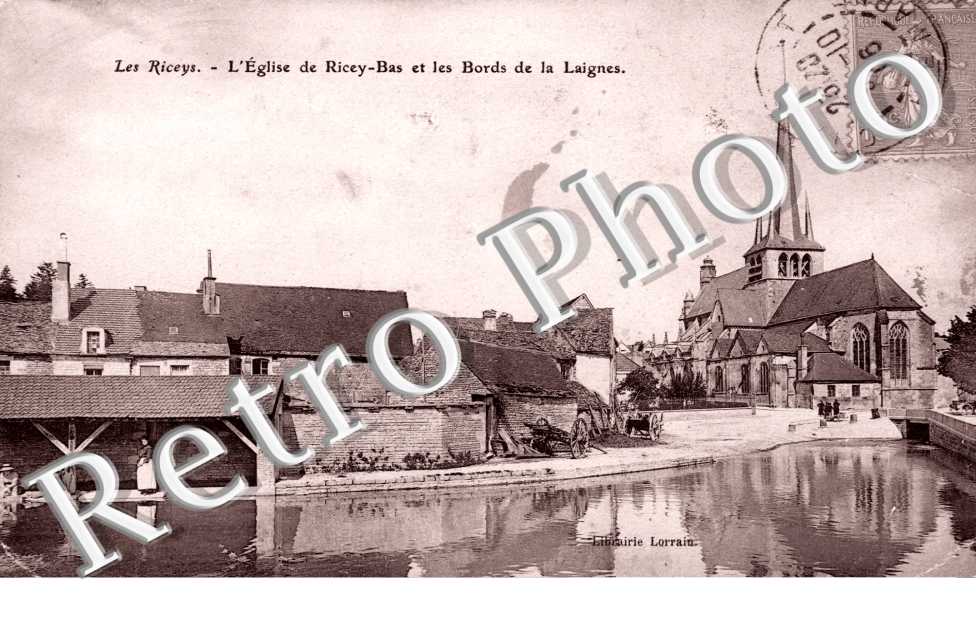 l'Eglise de Ricey-Bas et les Bords de la Laignes