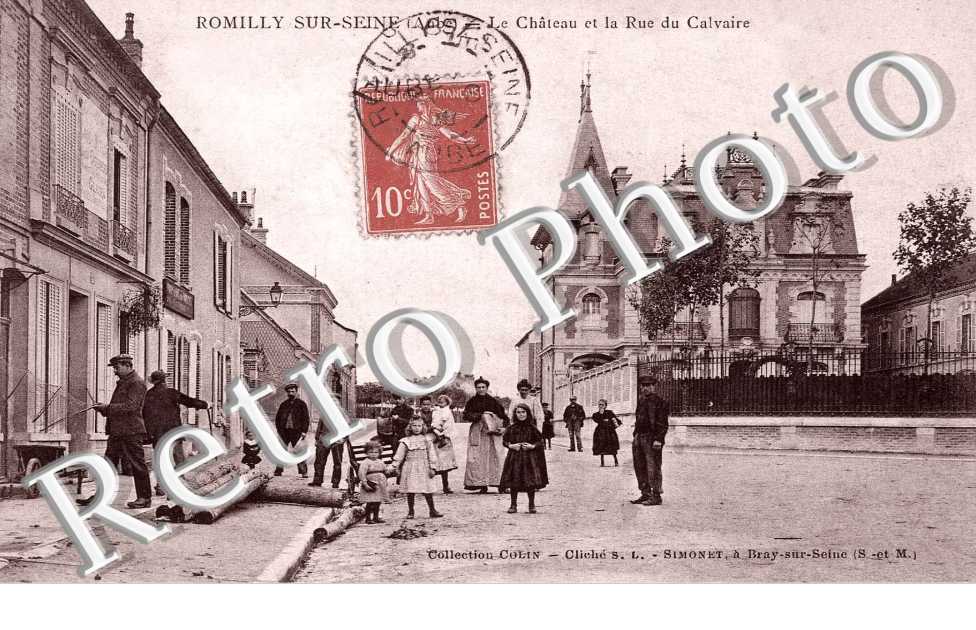 LE CHATEAU ET LA RUE DU CALVAIRE