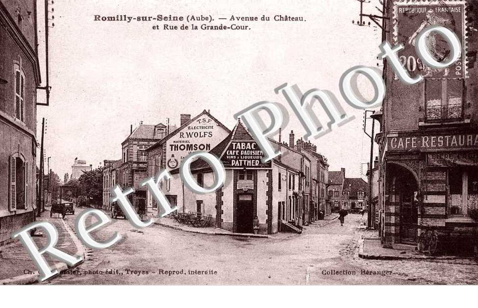 Avenue du Chateau et rue de la Grande Cour