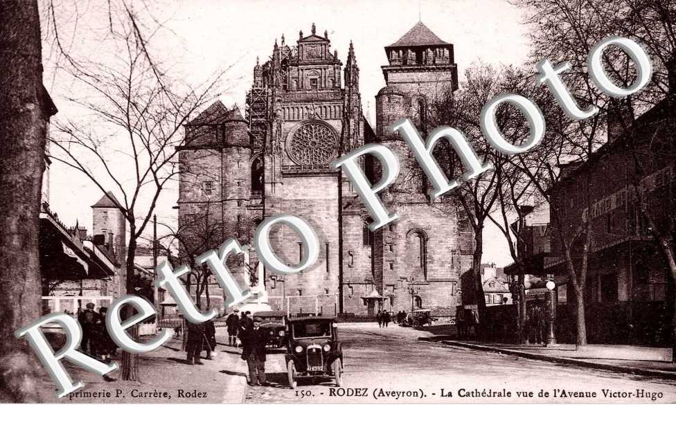Cathedrale vue de l'avenue Victor-Hugo