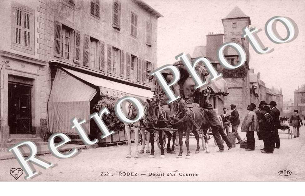depart d'un courrier