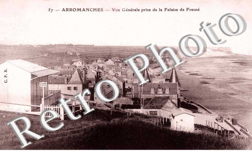 Vue générale prise de la Falaise de Fresné