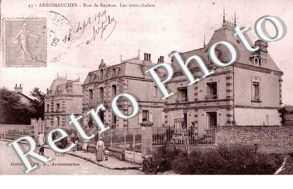 rue de Bayeux, les trois chalets