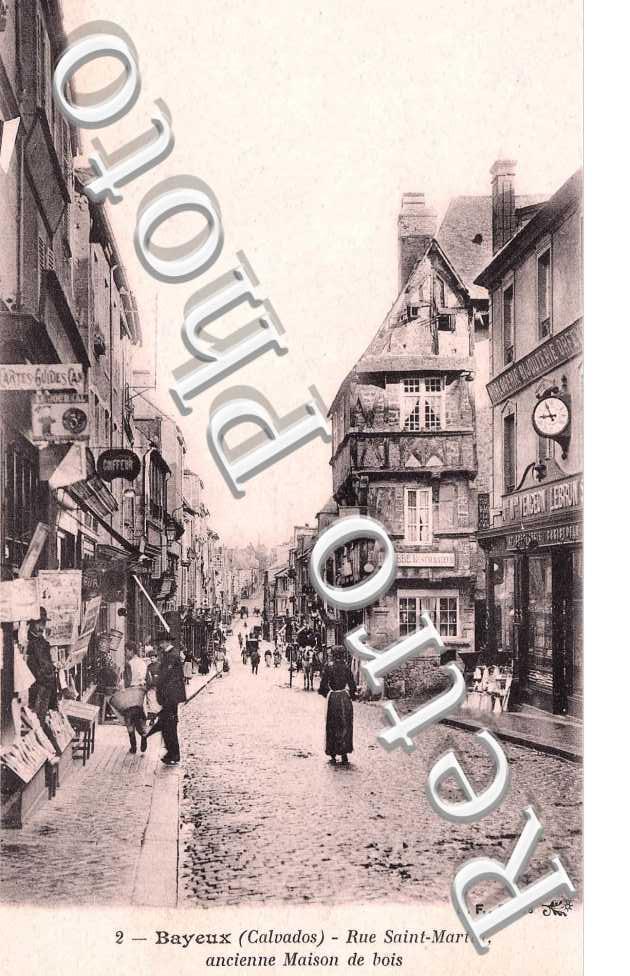 rue St Martin, ancienne maison de bois