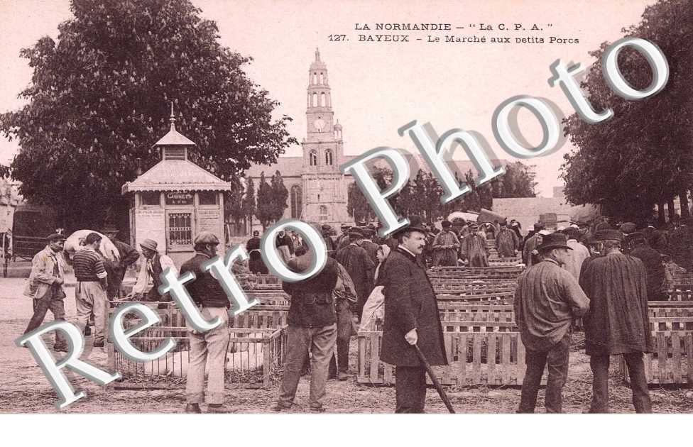 marche aux petits porcs