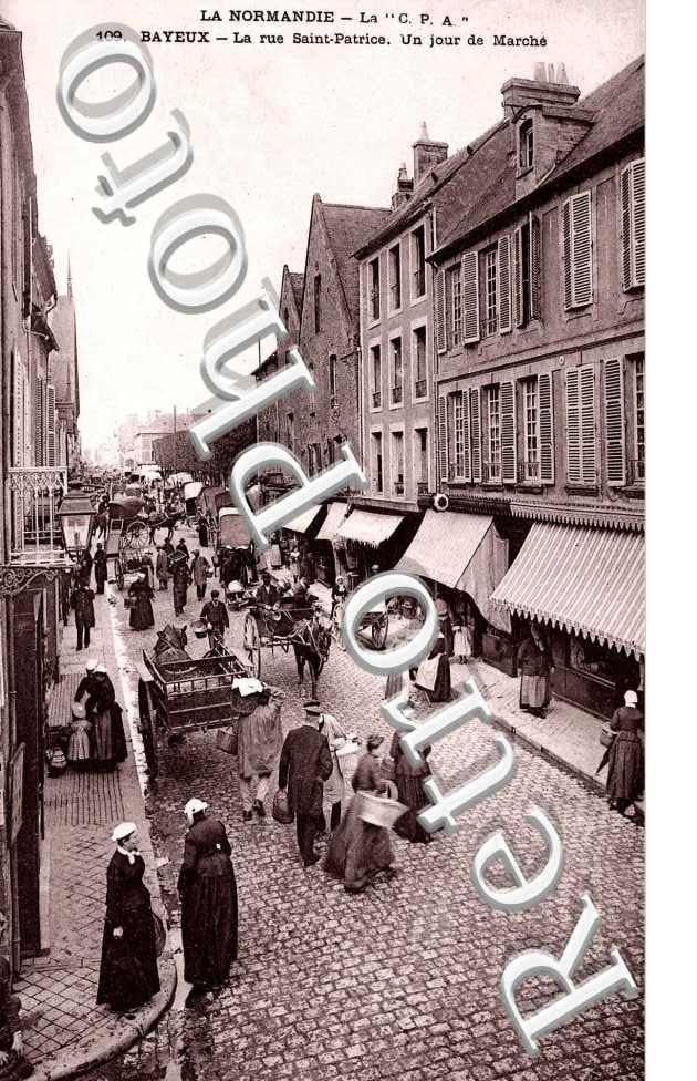 la rue St Patrice, un jour de marche
