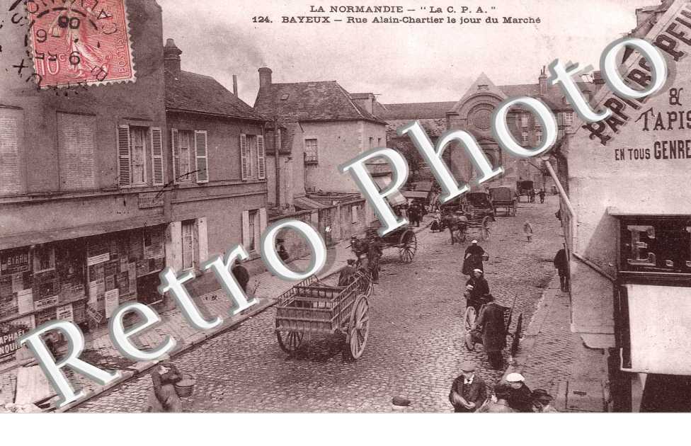 rue Alain Chartier le jour du marche