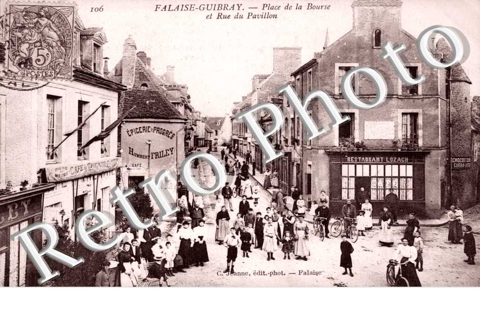 place de la Bourse et rue du Pavillon