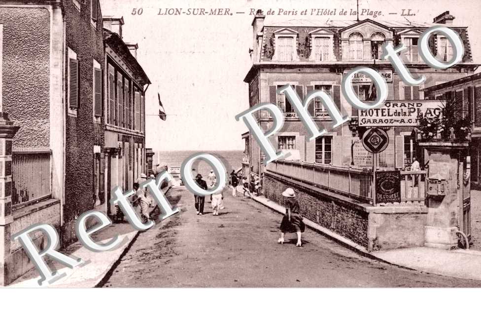 rue de Paris et l'hotel de la plage