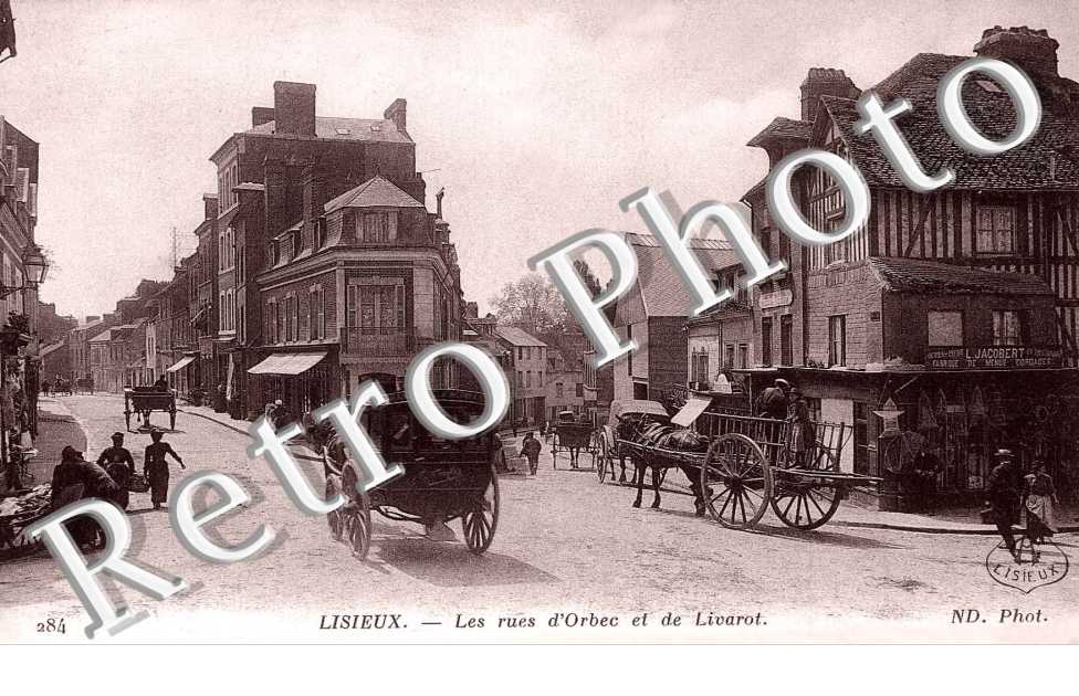 les rues d'Orbec et de Livarot