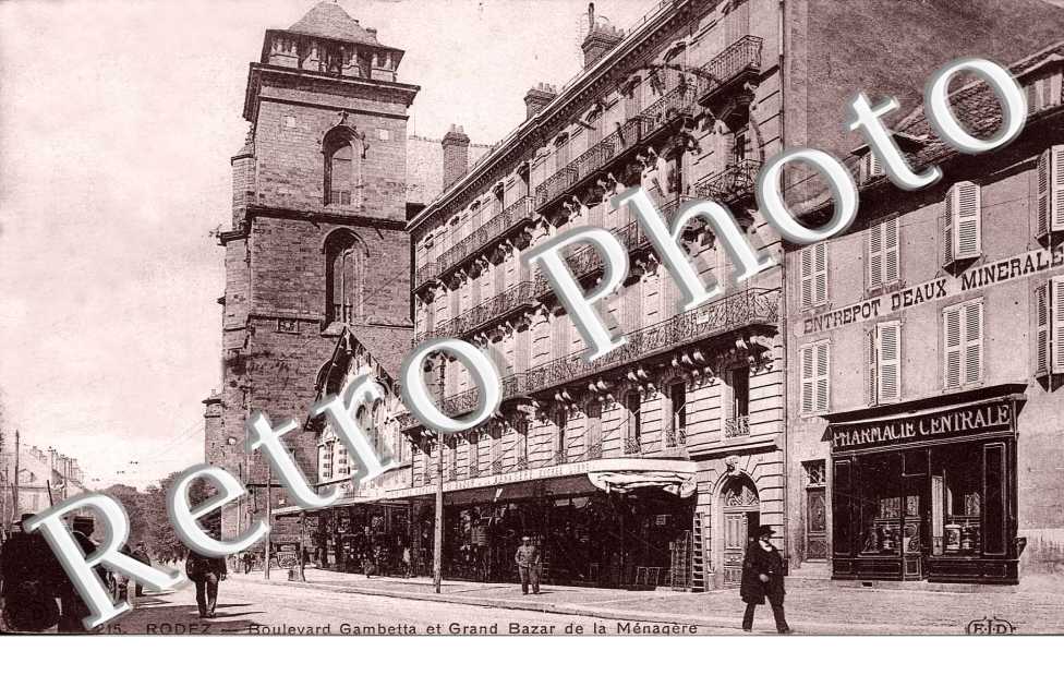 BOULEVARD GAMBETTA ET GRAND BAZAR DE LA MENAGERE