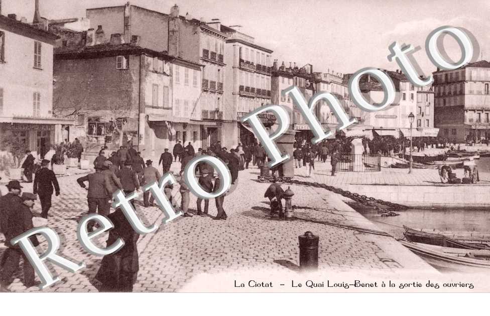Le Quai Louis Benet a la Sortie des Ouvriers