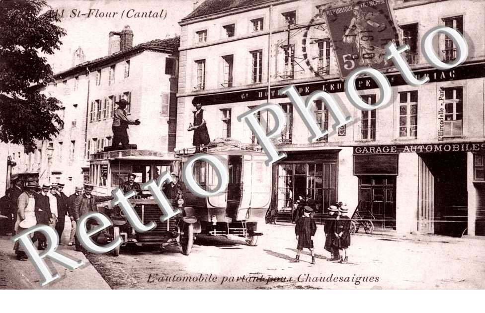 L'AUTOMOBILE PARTANT POUR CHAUDESAIGUES