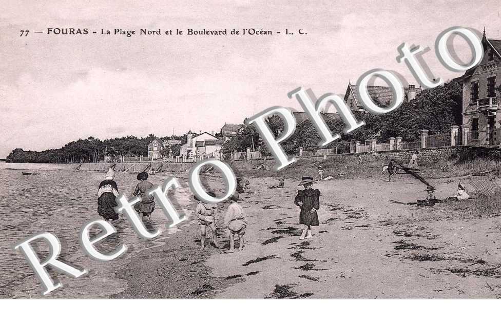  LA PLAGE NORD ET LE BD DE L'OCEAN