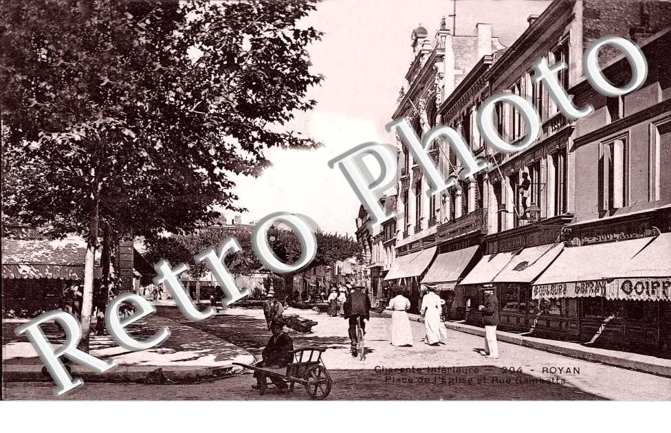 Place de l'Eglise et rue Gambetta
