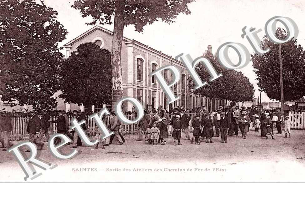 sortie des ateliers des chemins de fer de l'etat