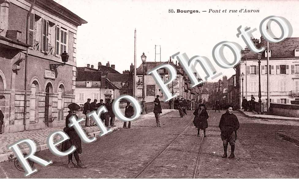 pont et rue d'Auron