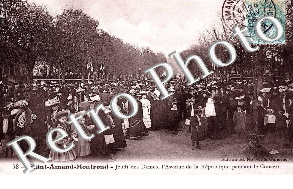 l'avenue de la republique jeudi des dames pendant le concert