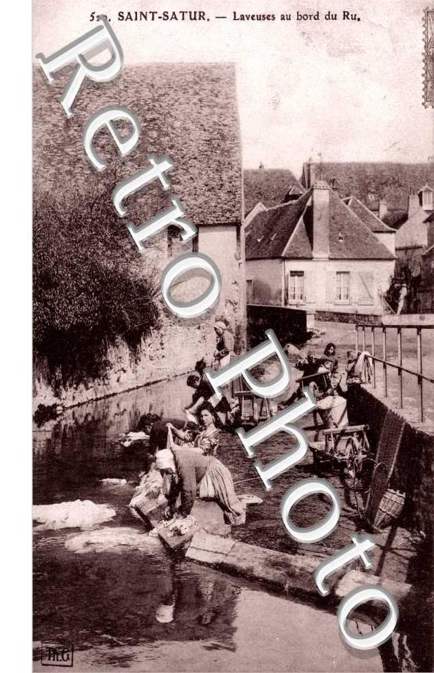 laveuses au bord du Ru